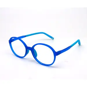 Di alta qualità stock bambini luce blu occhiali rotondi anti luce blu occhiali per bambini