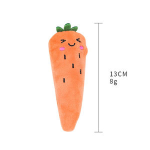 Giocattoli di carta ad alto volume pepe vegetale di mais carota melanzana erba gatta giocattoli di peluche con suoni di carta - Product Image 6