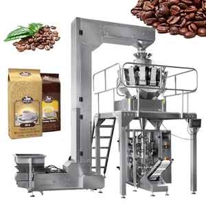 Mesin Penimbang dan Pengisi Multi Kepala Vertikal Otomatis, Kopi, Cokelat, Kacang