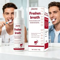 Mousse blanchissante pour les dents Bobai aux herbes, saveur menthe fraîche, antibactérienne, anti-caries, pour dents sensibles, utilisation domestique sûre, taille standard