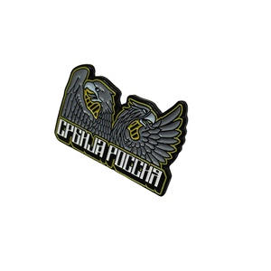 เข็มกลัดติดเสื้อแจ็คเก็ตผ้าเดนิมเคลือบผิวนิ่มโลหะสีดำสำหรับ3D - Product Image 3