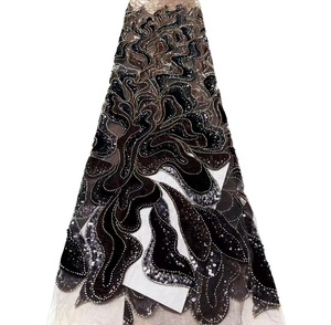 144 2026 Tissu de <span class=keywords><strong>dentelle</strong></span> française nigériane, artisanal, haute qualité, vente en gros, <span class=keywords><strong>dentelle</strong></span> pour femmes, <span class=keywords><strong>dentelle</strong></span> supérieure à sequins et strass - Product Image 2