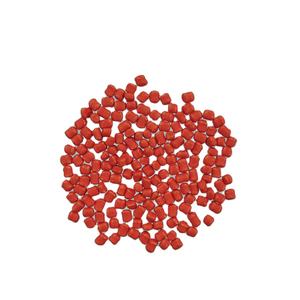 QE2506PB Gránulo masterbatch de color naranja Eva-Compre gránulos de color TPE de elastómero EVA Color Masterbatch del fabricante líder - Product Image 1