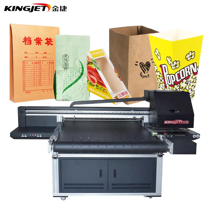 Kỹ thuật số một vượt qua máy in duy nhất vượt qua máy in kỹ thuật số logo hộp Carton Đóng Gói máy in phun phẳng trực tiếp để đóng gói máy in