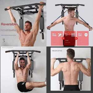 Attrezzatura per Fitness Domestico, Barra per Trazioni da Porta, Barra per Trazioni da Parete, Barra per Allenamento Fitness - Product Image 5