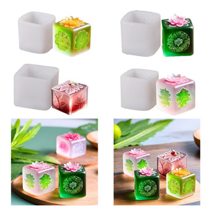 3D Three-Dimensional Cake <b>Jelly</b> Pudding Silicone <b>Mold</b> Aromatherapy Candle <b>Mold</b> - Product Image 2