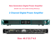 Amplificateur de puissance numérique multi-2 canaux PX1200S, mélangeur audio professionnel, DSP, système de sonorisation pour karaoké