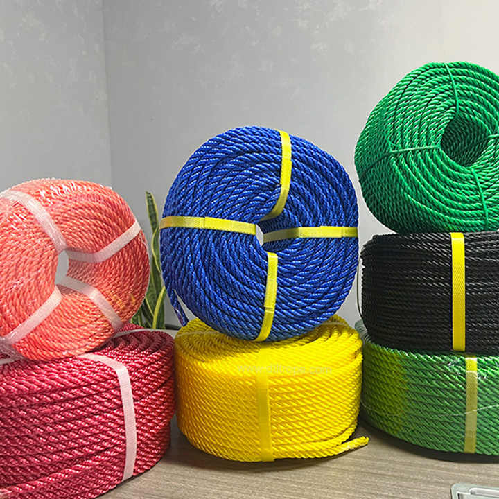 PE Rope for Sale 3Strand PE Plastic Rope Twist Fishing Blue ...