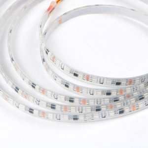 Venta Directa de Fábrica SHIJI, Tira de Luces <span class=keywords><strong>LED</strong></span> Inteligente Personalizable de 12V/24V, SMD5050RGBW WS2811, 30/60/144 <span class=keywords><strong>LED</strong></span>, 12 mm de Ancho, Control por Voz - Product Image 6