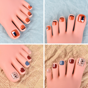 Juego de 24 Uñas Postizas Francesas con Pegamento, Uñas Acrílicas de Cobertura Completa, Uñas Artificiales Reutilizables, Uñas Falsas para Manicura Diaria DIY - Product Image 6