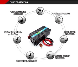 Inversor de Corriente de Onda Sinusoidal Pura de Alta Frecuencia PASS POWER de 3000 Vatios, Pico de 6000W, de CC 12V a CA 220V - Product Image 6