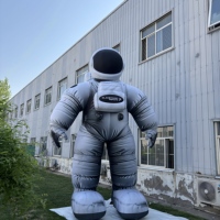 Costume d'astronaute gonflable géant personnalisé avec souffleur d'air - Affichage publicitaire imperméable et résistant aux intempéries