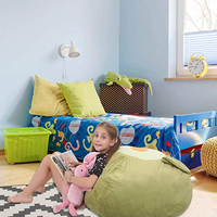Sac de rangement d'avocat pour enfants, housse de chaise, organisateur pour les oreillers en peluche, couvertures, sac de haricots vert en velours, nouvelle collection