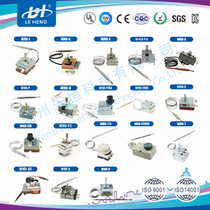 เทอร์โมสตัทตู้เย็นและตู้แช่แข็งแบบรีเซ็ตได้ 3/1 เฟส สำหรับเตาอบแบบใช้ความร้อน พร้อมระบบตัดไฟป้องกันความร้อนเกินมาตรฐาน ROHS เทอร์โมสตัทขนาดเล็กสำหรับผู้ขายแบบแมนนวล - Product Image 2