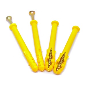 Cheville murale en plastique de 8 mm avec vis et ancre en nylon - Product Image 1