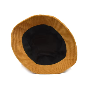 Custom Logo Corduroy Fisherman Hat Women's Autumn Winter Warm Breathable <b>Large</b> Brim Sunshade Foldable Small Batch Casual Cap - Product Image 5