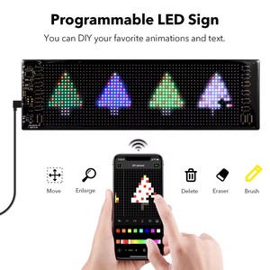 <strong>LED</strong> Flexible Screen <strong>Scrolling</strong> Advertising <strong>LED</strong> Signage USB 5V Bluetooth App Control Programmable Text Pattern <strong>LED</strong> <strong>Sign</strong> - Product Image 2
