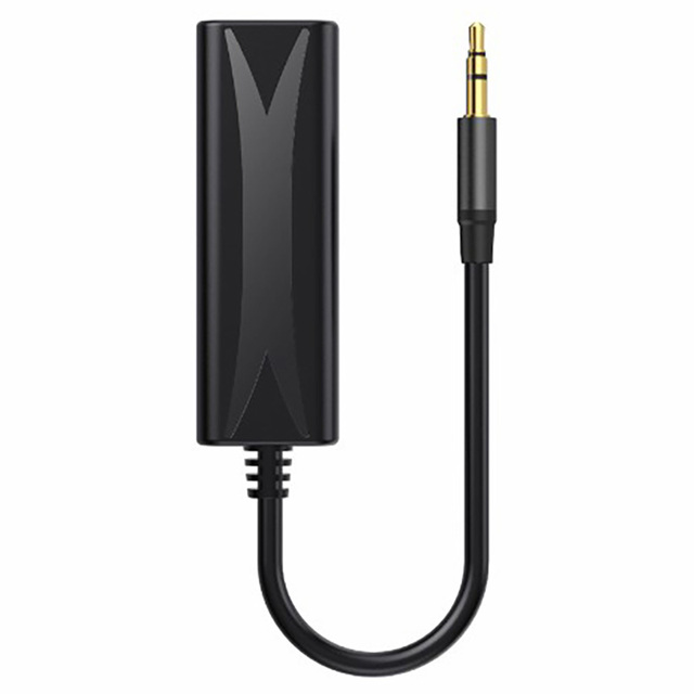 Chipskey #66215 Car Stereo Audio System Ground Loop Noise Isolator 3.5mm Aux Audio Noise Filter Speaker Line Noise Kit
