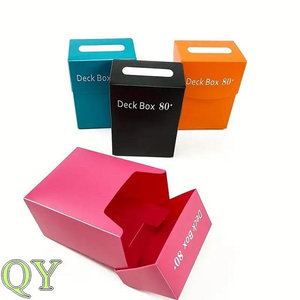 YY Caja Plástica Personalizada Para Cartas Con Cierre De Solapa Para Coleccionistas Y Juegos - Product Image 3