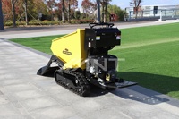 Mini-dumper chenillé ANT BY600W à entraînement hydraulique, démarrage électrique, moteur auto-déchargeur pour usage agricole