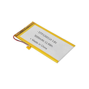 Литий-ионный аккумулятор в корпусе Pouch по заводской цене, 3.8В 3000мАч, катод LiNiMnCoO2, -20~60°C ° Товары для потребительской электроники, бытовой техники и игрушек - Product Image 2