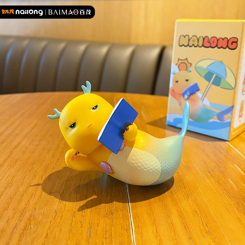 Lait authentique dragon ornement quotidien-sirène