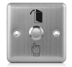 לחצן יציאה לשחרור דלת נירוסטה 12V - Product Image 1