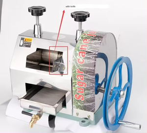 新しいステンレス鋼手動シュガーケーンジューサーマシン食品店製造プラント農場用自動ジュース抽出器 - Product Image 3