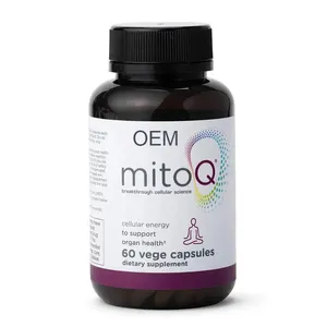 OEM MitoQ Sugar No Sangue MitoQ Antioxidante Suplemento Cápsulas Suporta Premium Glicose No Sangue Metabólica e Saúde Celular