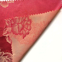 Tissu jacquard tissé de haute qualité avec un motif floral délicat pour robe de soirée pour femmes