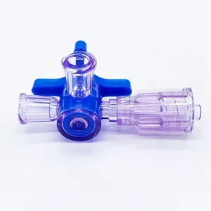 Small Mini Plastic Manual Breathable Three Way Valve Medical