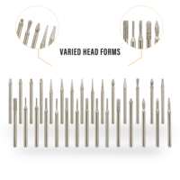 Kit de 30 forets de découpe de haute qualité pour la fabrication de bijoux, outils de polissage de pierres précieuses et de diamants, ensemble d'aiguilles de nettoyage