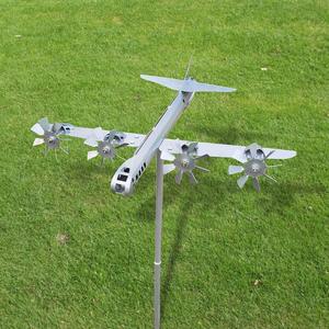 Disegno impermeabile della fattoria & gallo del mulino a vento all'aperto fatto a mano del mulino a vento all'aperto per l'arredamento del giardino o del Patio - Product Image 3