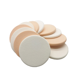 Esponja redonda de maquillaje en polvo, esponjilla de maquillaje Nbr con Metal, látex, herramientas personalizadas, logotipo - Product Image 1