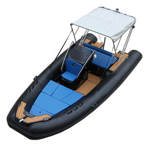 Luxe 20ft fibre de verre coque gonflable RIB bateau PVC Hypalon 600 bateau avec 1.2mm d'épaisseur pour les excursions de pêche et les sports nautiques - Product Image 2