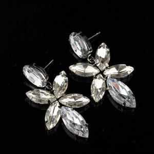 Bijoux de mode, boucles d'oreilles en cristal, source E066 - Product Image 3