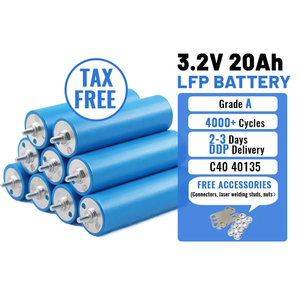 ULi C40 40135 3.2V 20Ah Lifepo4バッテリー安定性能ポーチリチウムイオン円筒形充電式 - Product Image 1