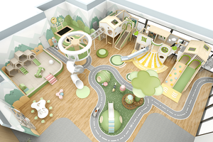 La migliore vendita di mobili da gioco al coperto personalizzati per più colori per la cura dei bambini dopo il centro giochi di classe - Product Image 3