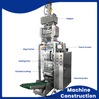 Machine d'emballage automatique pour sachets de snus, 0.5g/1g tabac à mâcher, nicotine, multi-lignes, soudure dos,petits sachets