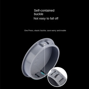 Quick Installation Small Rubber Hole <b>Plugs</b> Round Snap Panel Locking Hole <b>Plug</b> <b>Cover</b> Plastic Hole <b>Plug</b> Nylon Screw <b>Cover</b> Black - Product Image 3