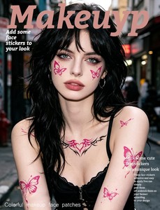 Tatuajes Temporales de Alta Gama con Diseño de Súcubo, Resistentes al Agua, Marcas Sensuales e Íntimas <span class=keywords><strong>para</strong></span> Abdomen, Pecho, Cintura, Decoración <span class=keywords><strong>para</strong></span> Fiestas de Parejas - Product Image 2