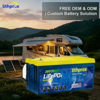 Batterie Lithium à décharge profonde 36V 150AH 5KW Grade A 5th Wheel LiFePO4 RV CAN Bus Smart BMS M8 Terminal CE RoHS IP67 OEM ODM