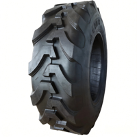 10.5/80-18 Flat Free PU Foam Tire TRC05 Deep Block Tread Puncture Resistant for Rough Terrain Telehandler Machinery