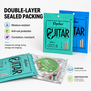 Großhandel <span class=keywords><strong>Orphee</strong></span> RX15 Langlebige Beschichtete E-Gitarren-Saiten Nickellegierung Drahtgewickelte Teile & Zubehör - Product Image 5