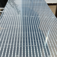 Écran de panneau d'affichage Led Transparent Ultra mince, magasin, Grille intérieure, rideau, lunettes, fenêtre de sol, maille publicitaire, Film adhésif