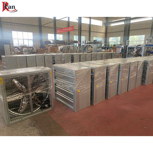 Ventilateur mural d'extraction robuste AC 380V avec système de refroidissement à roulement à billes pour élevages avicoles, poulaillers, porcheries OEM/ODM - Product Image 5