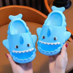 Dropshipping Service Parent-child Baby Indoor Summer Cute <strong>Shark</strong> Slipper <strong>Slides</strong> for Boys and Girls - Product Image 4