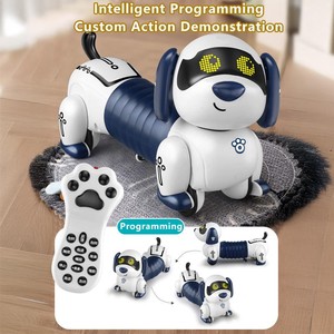 Perro Robot Teledirigido Inteligente 2026 RC Dachshund Programable con Luces y Música, Juguete Acrobático, Regalo Perfecto para Niños - Product Image 4