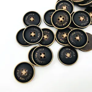Fancy Ladies Resin custom shirt buttons For Cloth Sewing Customize Engraved Logo