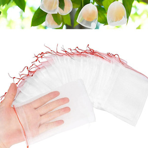 Filet <span class=keywords><strong>anti</strong></span>-insectes pour serre et jardin, sacs en maille <span class=keywords><strong>anti</strong></span>-oiseaux avec cordon de serrage pour protéger les plantes, les fruits, les fleurs et les légumes - Product Image 1